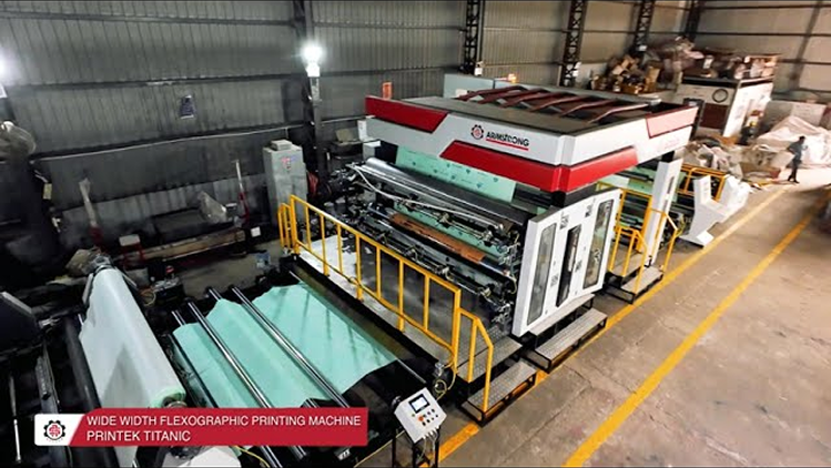 The Wide-Width Flexo Printing Machine